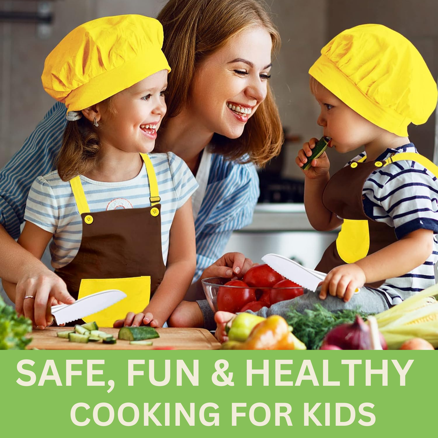  Ensiven Kid Safe Kitchen Set,Kid Proof Kitchen Tools,Montessori  Kitchen Tools for Toddlers 1-3,Kids Knife Set for Real Cooking,Kid Safe  Knife Set for Real Cooking (13PCS-1 Set) : Home & Kitchen