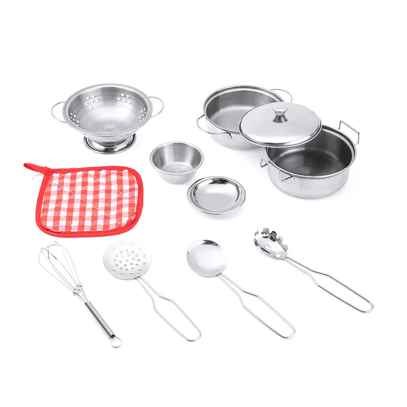 mini-sized stainless steel cooking tools for kids