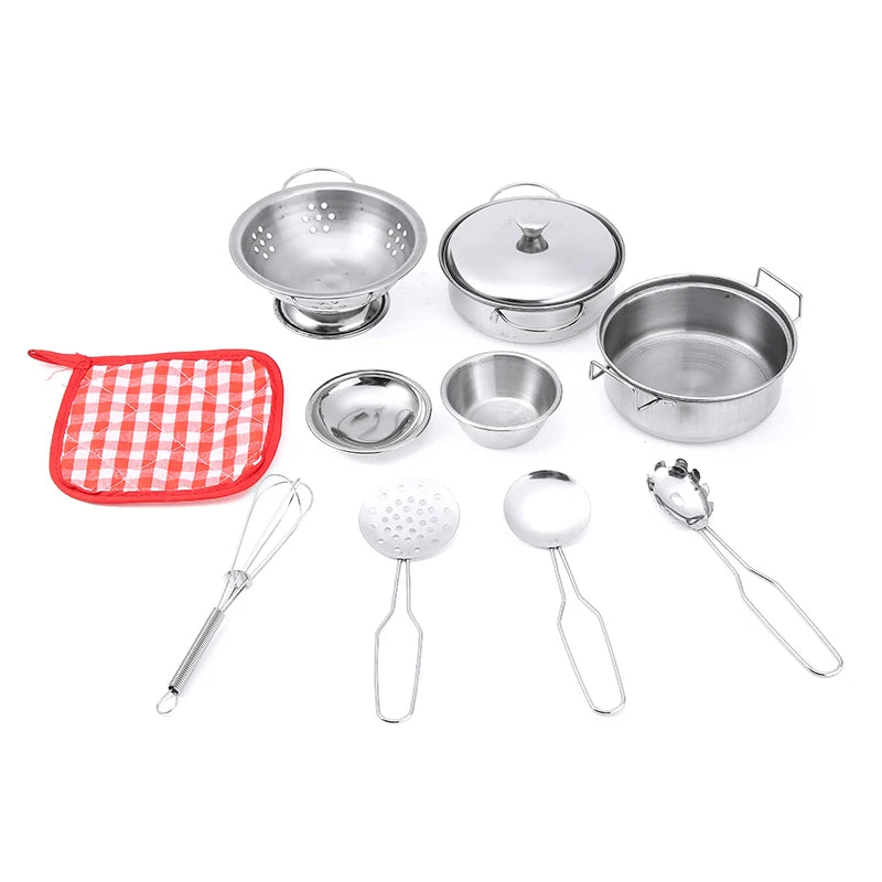 mini-sized stainless steel cooking tools for kids