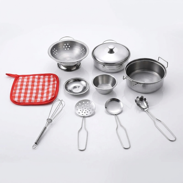 mini-sized stainless steel cooking tools for kids