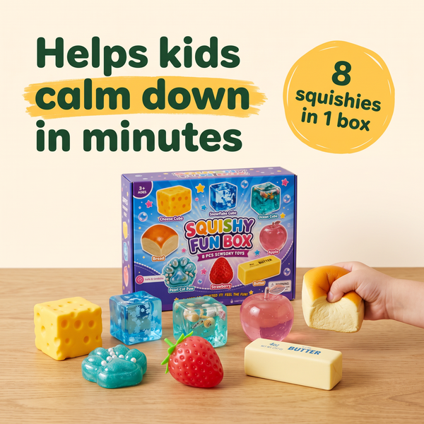 Squishlet & Co™ calming squishy set for kids