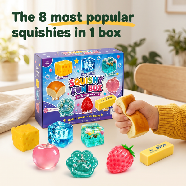 Squishlet & Co™ calming squishy set for kids