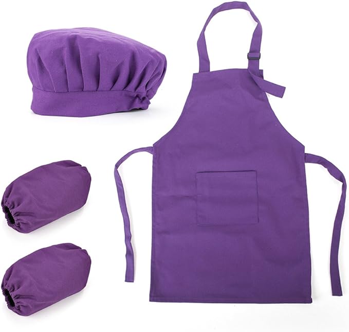 apron, hat & sleeve (3-13 years)