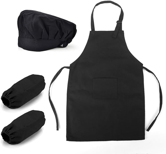 apron, hat & sleeve (3-13 years)