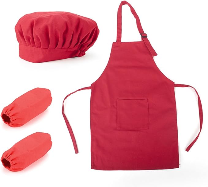 apron, hat & sleeve (3-13 years)