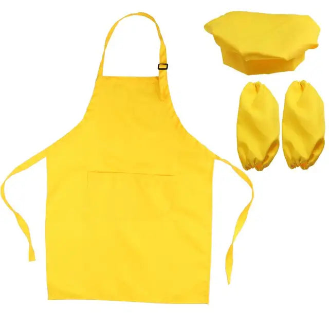 apron, hat & sleeve (3-13 years)