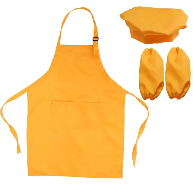 apron, hat & sleeve (3-13 years)