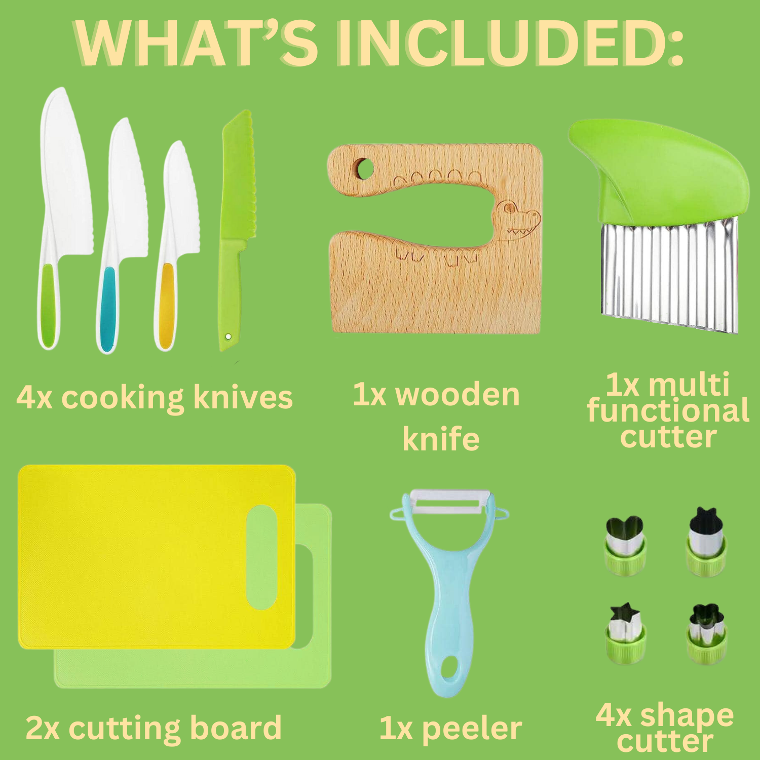 Niblett & Co™ 13 pcs safe kitchen set for kids