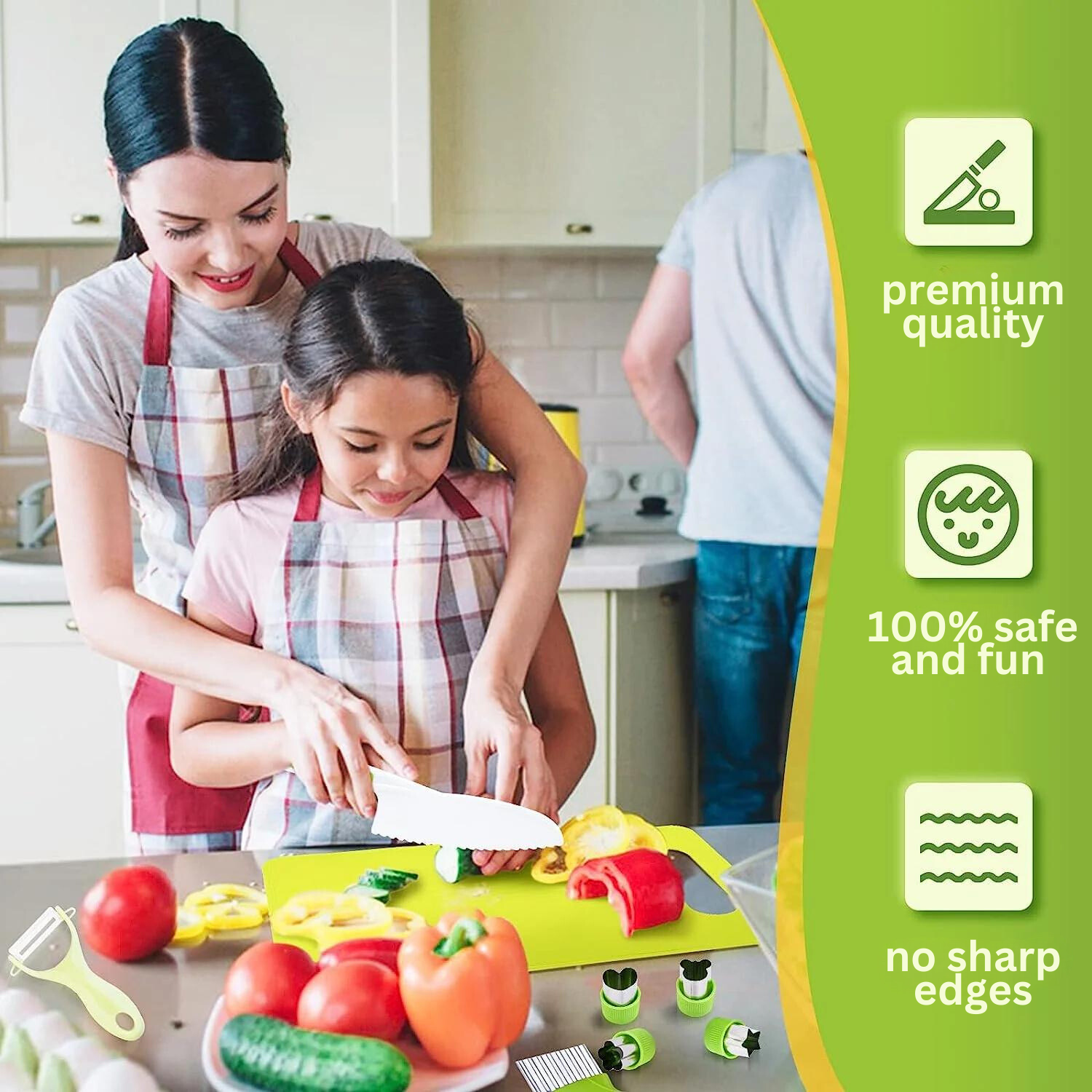 Niblett & Co™ 13 pcs safe kitchen set for kids