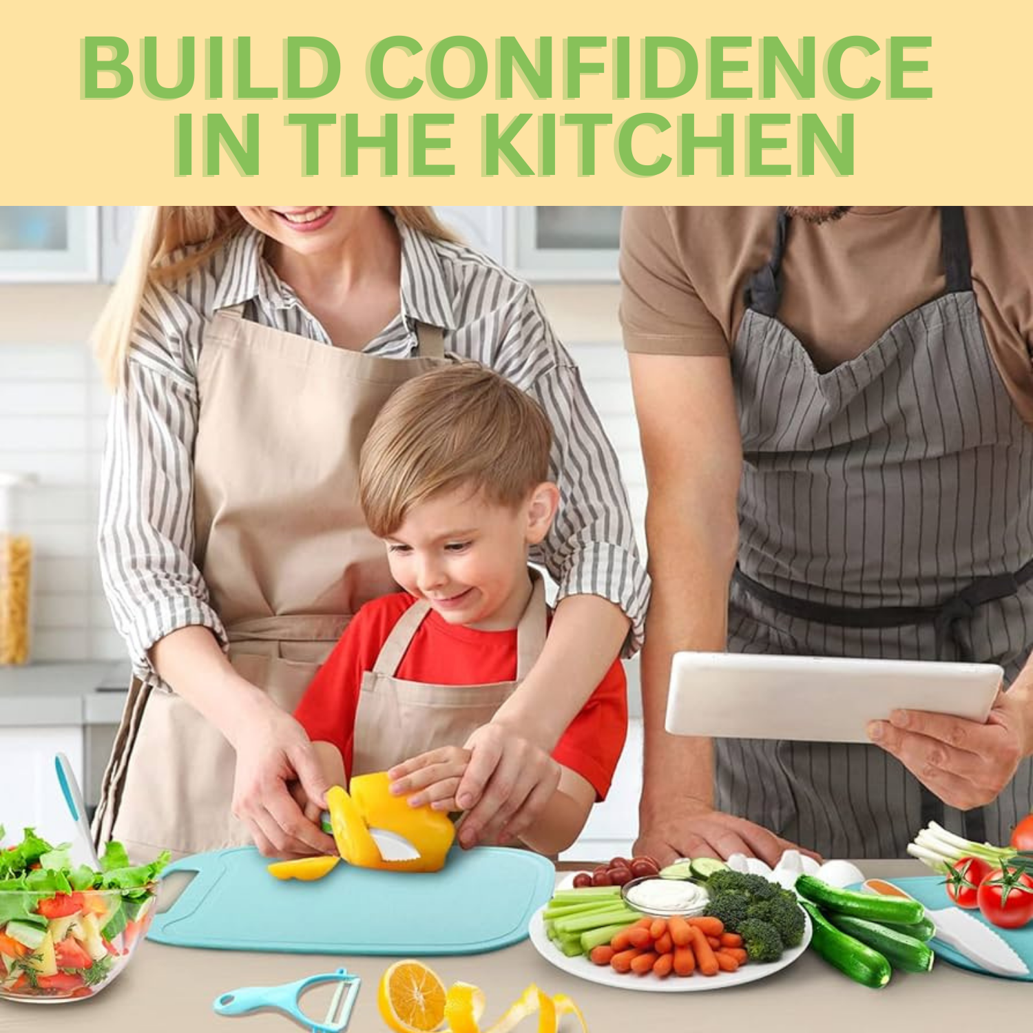 Niblett & Co™ 13 pcs safe kitchen set for kids